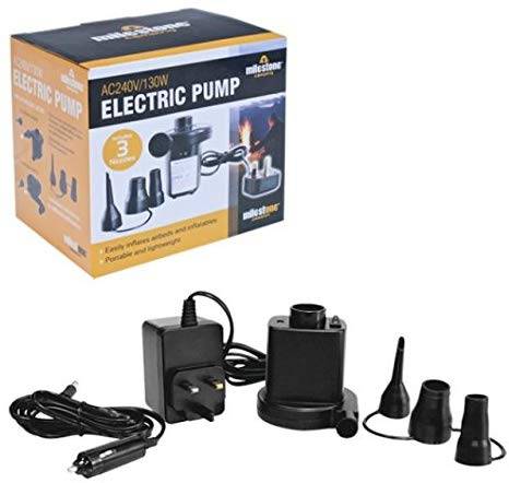 MILESTONE CAMPING AIR BED PUMP