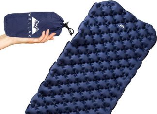 WELLAX Ultralight Air Sleeping Pad Review Inflatable Camping Mat for Backpacking