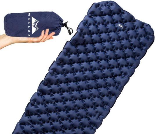 Wellax Ultralight Air Sleeping Pad for Backpacking, Camping, and Hiking – All-Weather Foam Pad with Build-in Pillow WELLAX Ultralight Air Sleeping Pad Review Inflatable Camping Mat for Backpacking