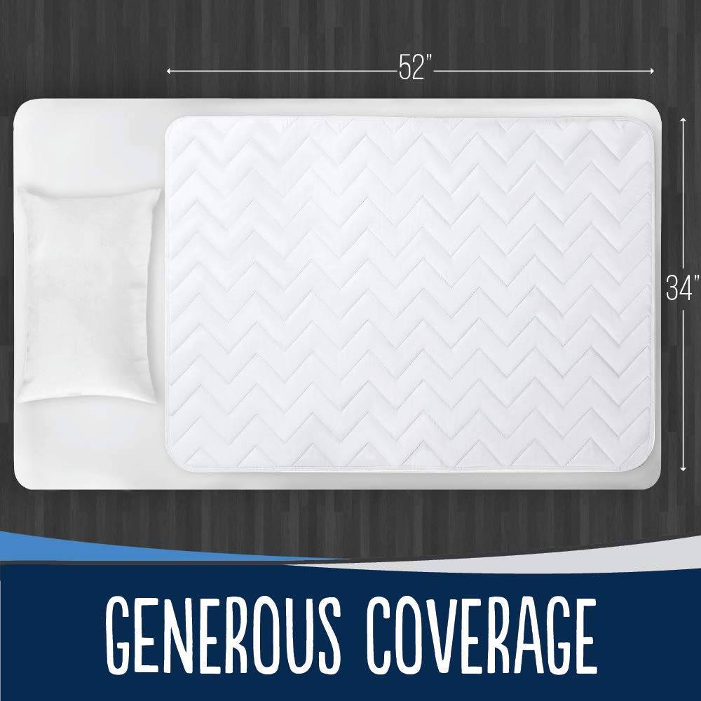MIGHTY MONKEY Slip-Resistant Mattress Pad – Best For the kids