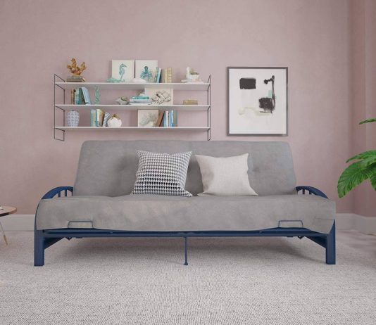 DHP Aiden Metal Futon Frame Full Size DHP Aiden Metal Futon Frame Full Size