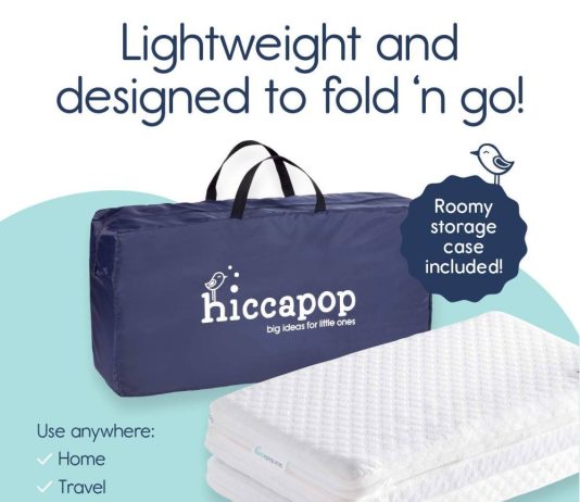 Hiccapop Tri fold Pack n Play Mattress Pad