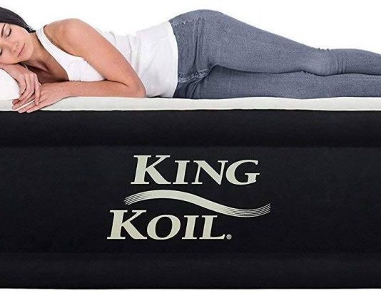 King Koil Twin Air Mattress with Built in Pump