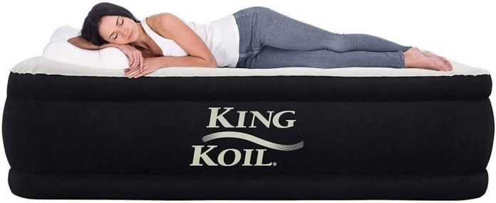 King Koil Twin Air Mattress with Built in Pump
