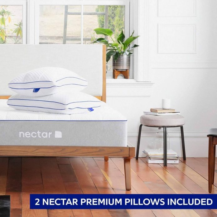 Nectar TwinXL Mattress 2 Pillows Included