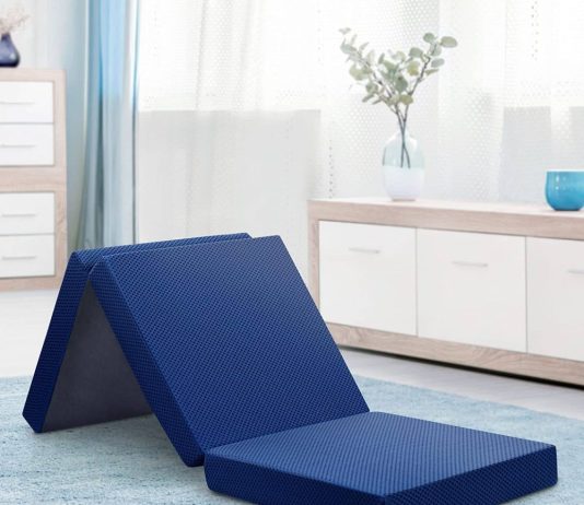 Olee Sleep Tri Folding Memory Foam Topper