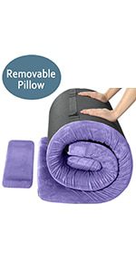 Blue Memory Foam Camping Mattress