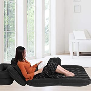 Car Travel Inflatable Air Mattress Top