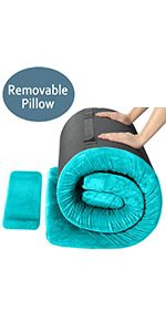 Green Memory Foam Camping Mattress