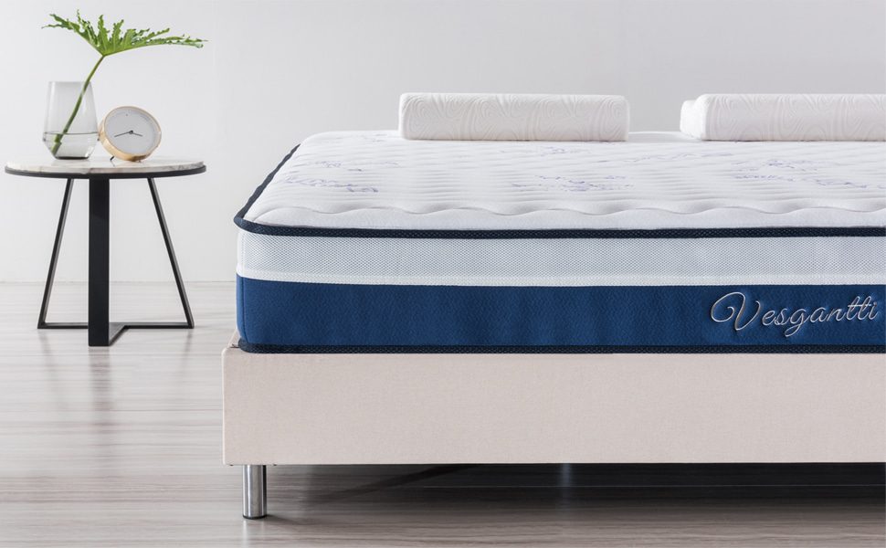 Vesgantti 10-inch Breathable Hybrid Mattress
