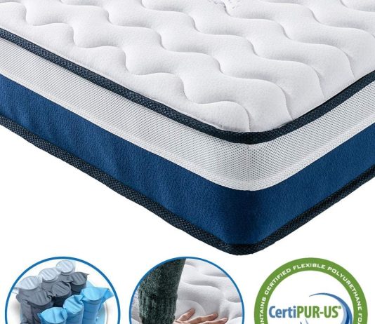 Pocket Memory Foam Mattress Vesgantti Lavender Super King Mattress Pocket Sprung Memory Foam