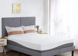 PremaSleep Endless Slumber PrimaSleep 10 Inch Wave Gel Infused Memory Foam Mattress