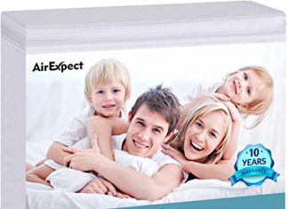 AirExpect Waterproof Mattress Protector Organic Cotton Hypoallergenic AirExpect Waterproof Mattress Protector Organic