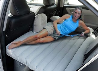 A Guide To Buying The Best Inflatable Mattress For Traveling OLIVIA AIDEN Inflatable Car Air Mattress