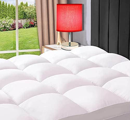 2024 King Mattress Topper Review: Foam Mattress Toppers & Pads for King Mattress elemuse king white cooling mattress topper for back pain extra thick 1
