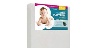 milliard premium memory foam hypoallergenic infant crib mattress and toddler