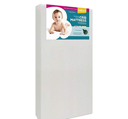 Top 6 Best Crib Mattress Canada Available in 2023 milliard premium memory foam hypoallergenic infant crib mattress and toddler
