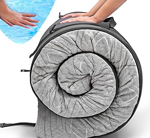 The Ultimate Guide to the Best Foam Mattress Toppers of 2024 – Top Picks and Reviews zermtte roll up travel mattress portable foldable 3 gel foam sleeping
