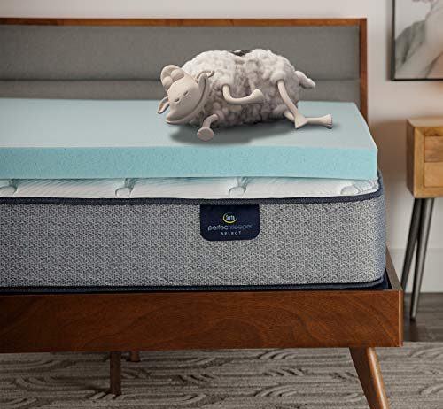 serta thermagel 3 in memory foam mattress topper queen