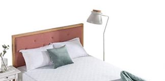 zinus 12 inch gel infused green tea memory foam mattress queen