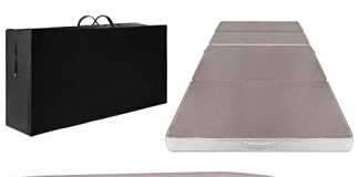 best choice products 4in thick folding portable full mattress topper wbonus