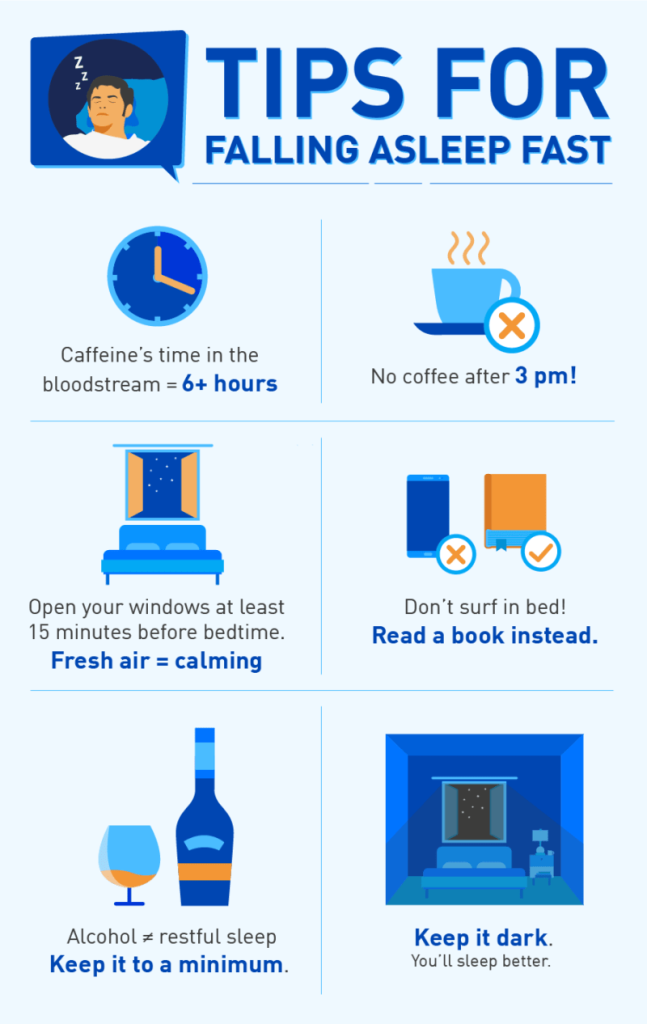 What Are Some Tips For Falling Asleep Faster?