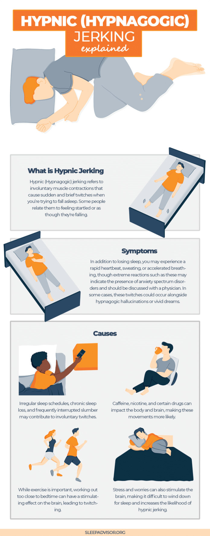 what causes muscle jerks before falling asleep 4