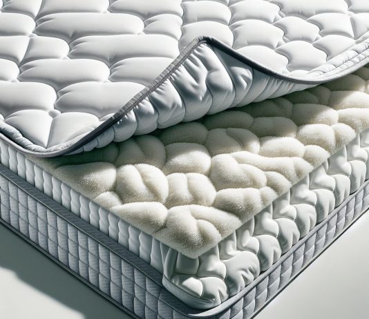 how do i make my plastic mattress protector more comfortable