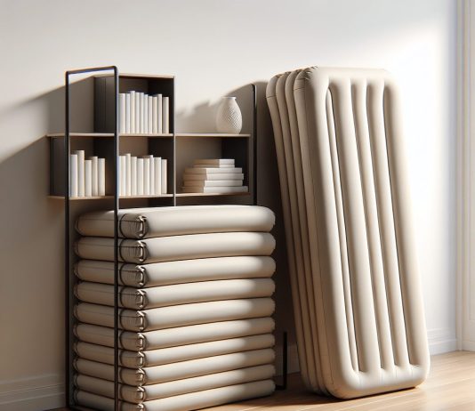 how do you fold and store an air mattress
