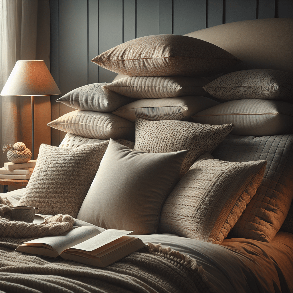 how to arrange bed pillows for reading comfortably without neck strain 2
