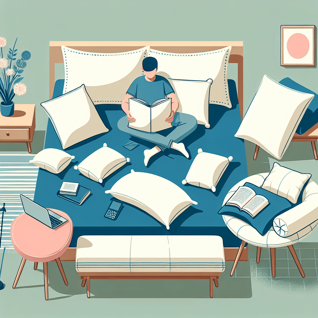 How To Position Multiple Pillows For Sitting Up Comfortably In Bed