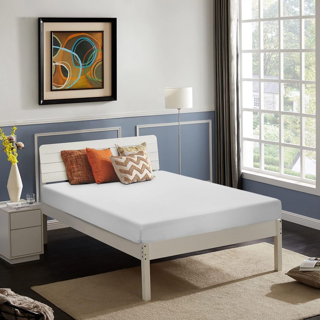 6/8/10/12 inch Gel Memory Foam Mattress for Cool Sleep Pressure Relief, Medium Firm Mattresses CertiPUR-US Certified/Bed-in-a-Box/Pressure Relieving (6 in, Queen)