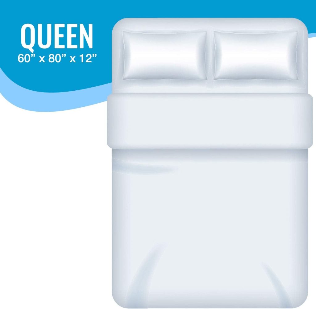 DMI Waterproof Mattress Protector and Mattress Cover, Encased Zippered Fit, Twin, Packaging may vary