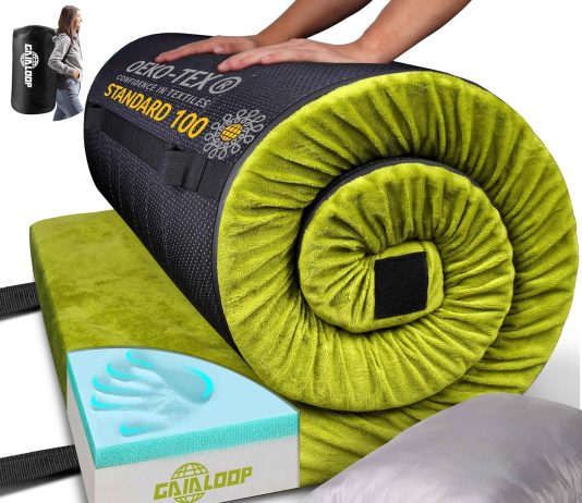 gaialoop memory foam sleeping pad review