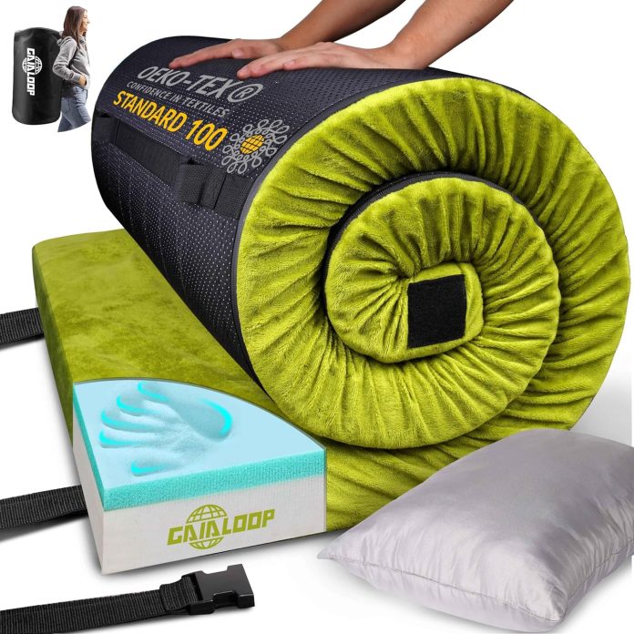 gaialoop memory foam sleeping pad review