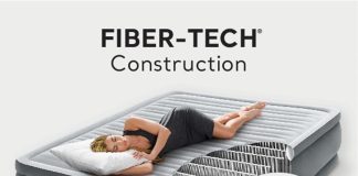 intex dura beam deluxe comfort plush air mattress series with internal pump review