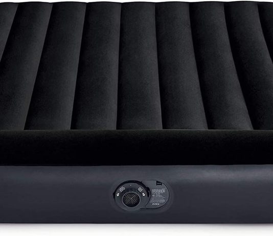 intex dura beam standard pillow rest classic air mattress series with internal pump review