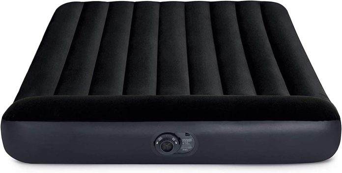 intex dura beam standard pillow rest classic air mattress series with internal pump review