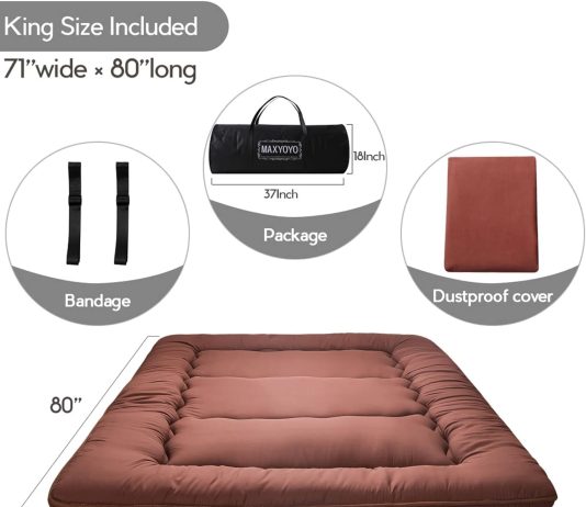 maxyoyo japanese floor mattress review