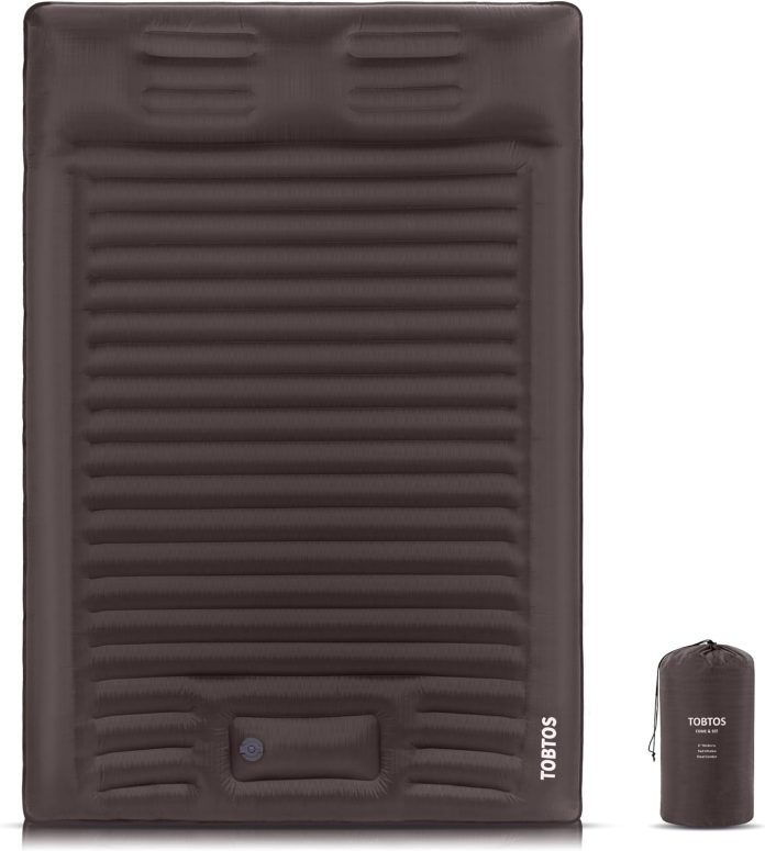 tobtos self inflating camping sleeping pad review