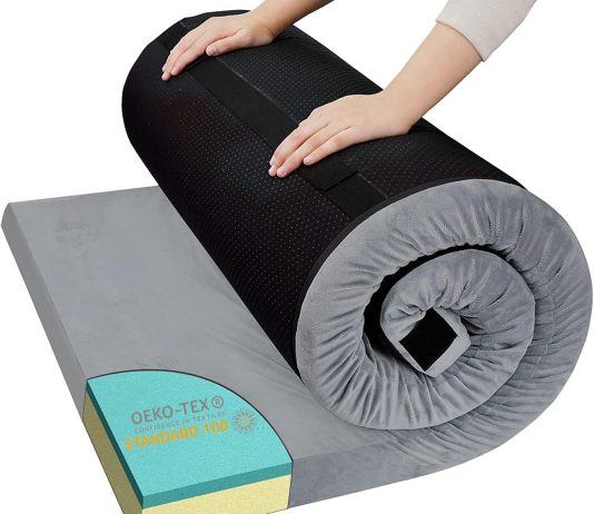 tonahutu memory foam camping mattress pad review