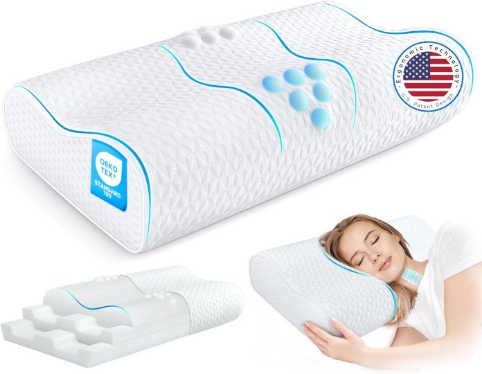 zibroges sandwich cervical neck pillow queen size review