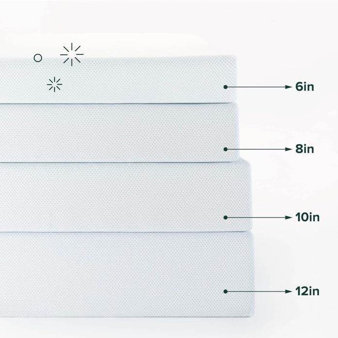 zinus 12 inch green tea cooling gel memory foam mattress review