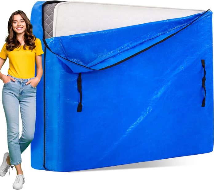 alexhome mattress bag heavy duty tarp reusable storage bageasy carrier mattress moving cover queen size