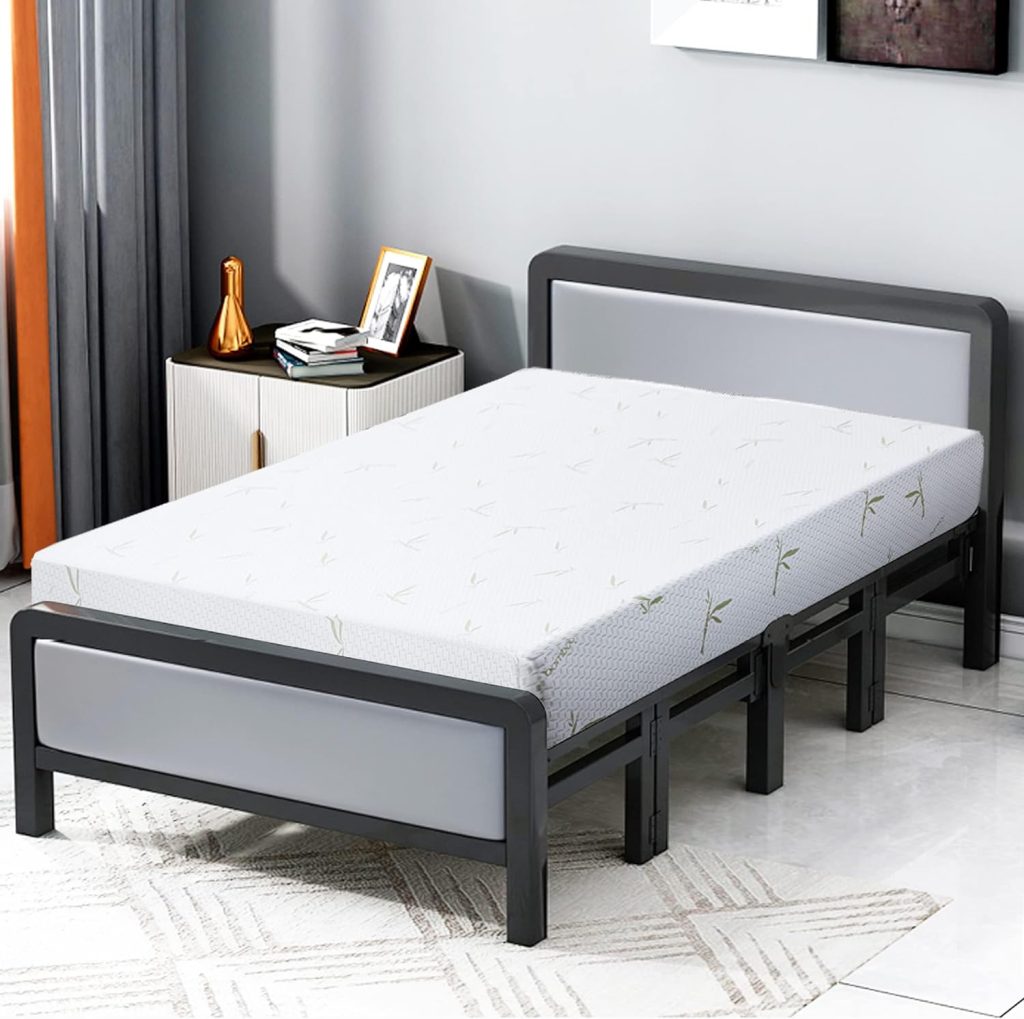 BestMassage Mattress 5 Inch Gel Memory Foam Mattress/Full Mattress/Cooling Gel Infusion/CertiPUR-US Certified/Comfy Support,White