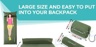 clostnature self inflating sleeping pad review