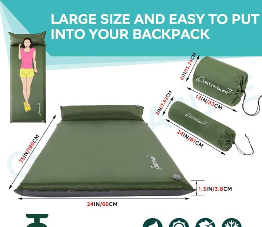 clostnature self inflating sleeping pad review