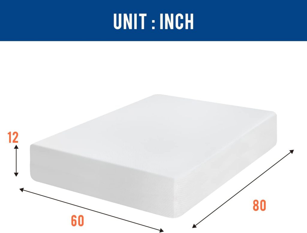 FDW 8 inch Twin Mattress Gel Memory Foam Mattress for Cool Sleep  Pressure Relief, Medium Firm Mattresses CertiPUR-US Certified/Bed-in-a-Box/Pressure Relieving (8 in, Twin)