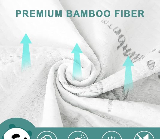 HUXMEYSON Queen Mattress Protector Review huxmeyson queen mattress protector waterproof bamboo mattress protector breathable and noiseless mattress cover with 8 2 5