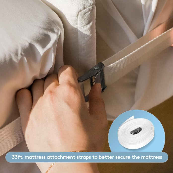innoco bed bridge twin to king bed converter kit mattress gap filler high density 35d foam twin and twin xl bed connecto 1